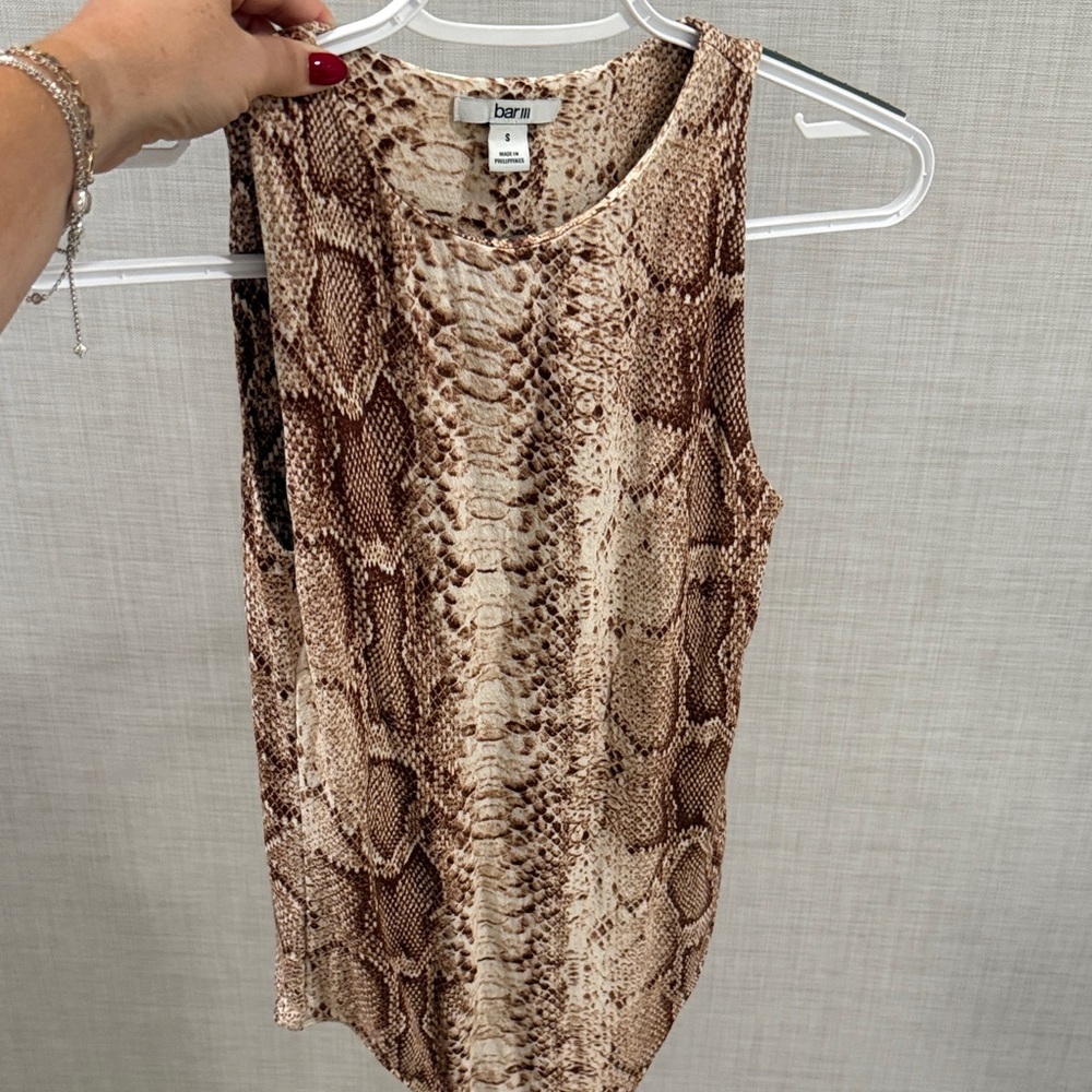 Bar 111 body suit animal print